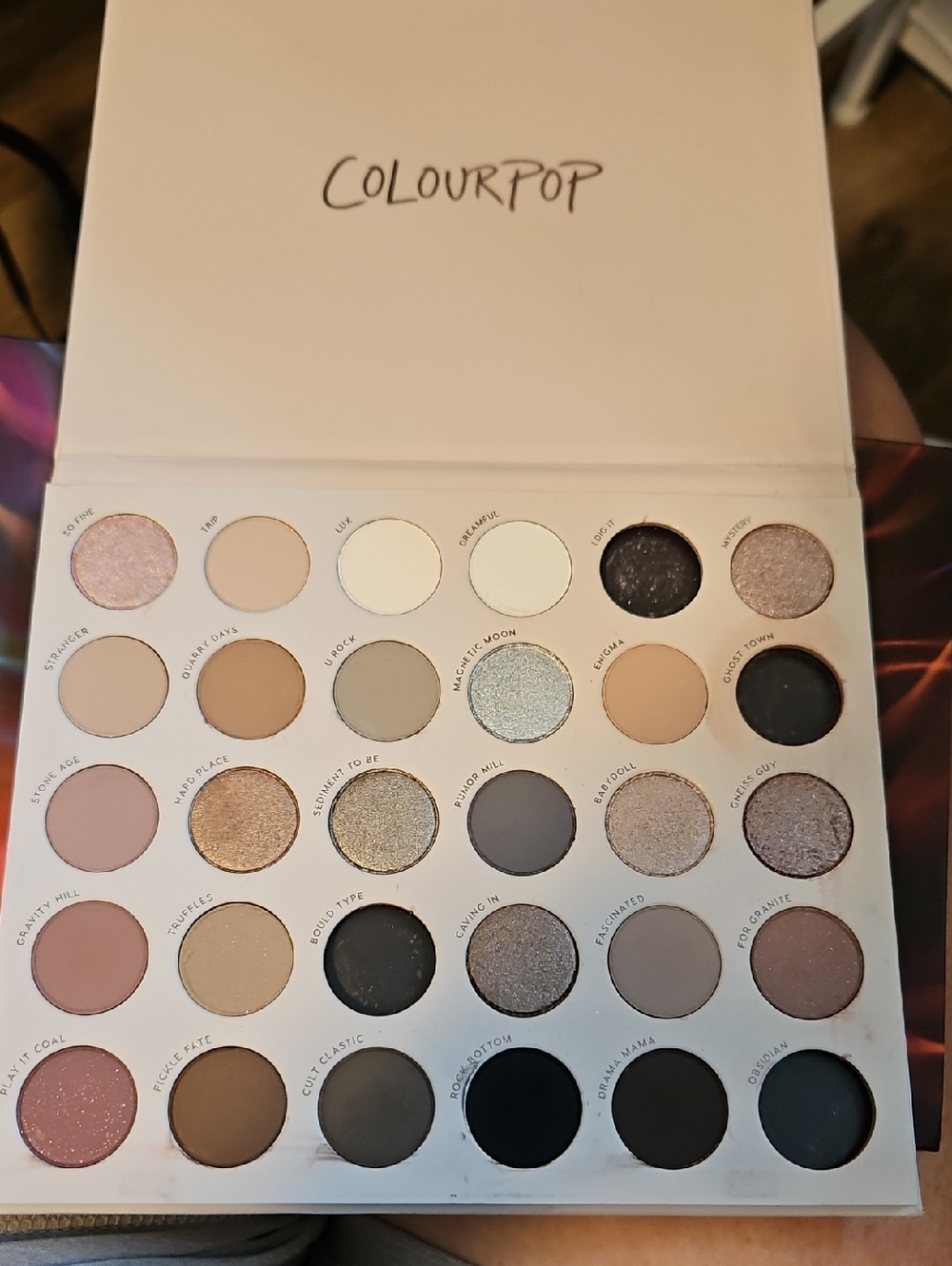 ColourPop Neutral Eyeshadow Stone Cold Fox
